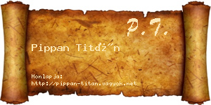Pippan Titán névjegykártya